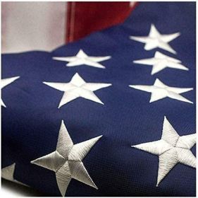 American Flag Outdoor Heavy Duty Embroidered Stars USA Flag (size: 2x3 ft)